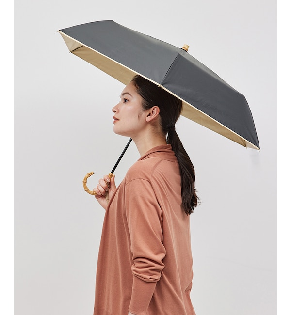 モテ系メンズファッション|【ロペ/ROPE’】 【追加生産】【晴雨兼用/UVカット】【完全遮光生地】バイカラーコンパクトパラソル（折りたたみ傘/日傘）