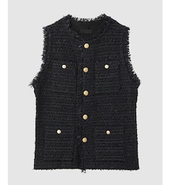 【COOHEM】BASIC TWEED VEST (コーヘン/ベーシックツイードベスト)