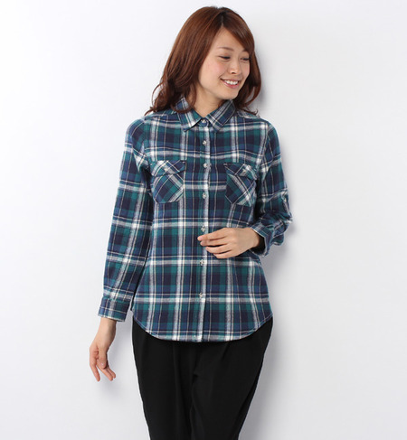 【sweet10月号掲載】ネルチェックシャツ