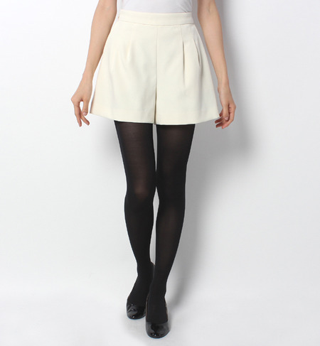 後ろZIPハイウエストショートパンツ