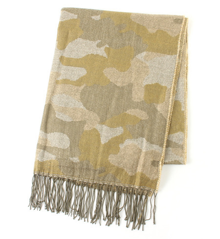 メイサイ柄ジャガードストール