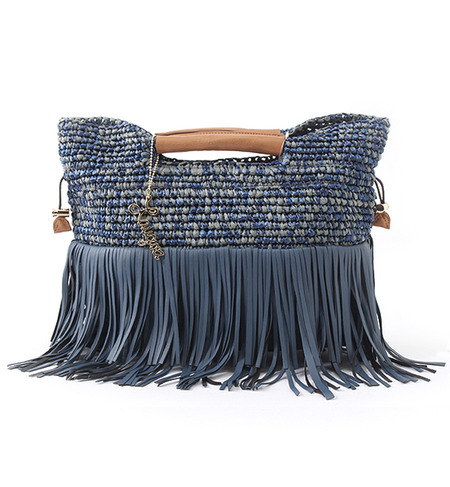 ラウゴアＸＶＩＳフリンジバッグ