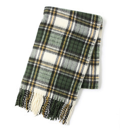 【ビス/ViS】 シャギー水彩チェックストール [3000円(税込)以上で送料無料]