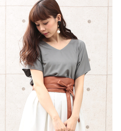 【ビス/ViS】 【ティラウス】バックタックプルオーバー [3000円(税込)以上で送料無料]