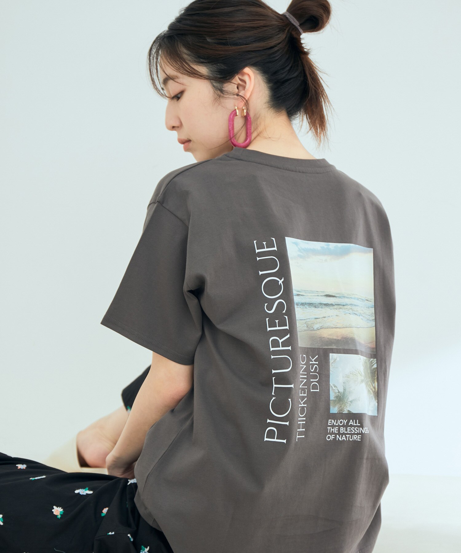 オーガニックコットンアソートプリントTシャツ【susutainable】