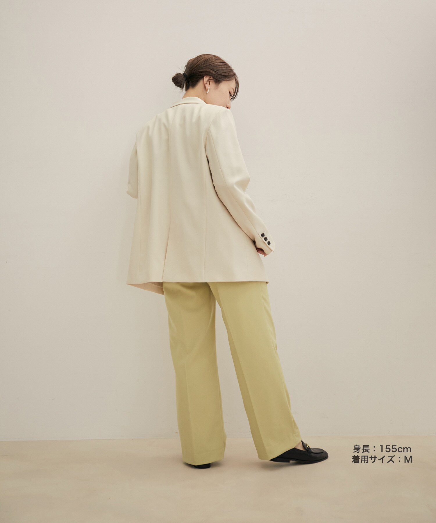 Washable・EASY CARE】エコウールタッチジャケット【sustainable】|VIS