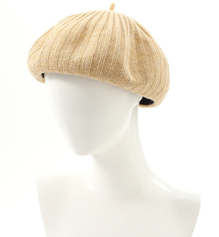 リブ編ニットベレー