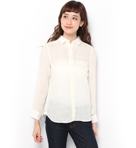 【ロペピクニック/ROPE’ PICNIC】 【French Linen】レギュラーシャツ [3000円(税込)以上で送料無料]