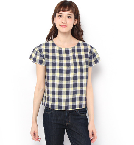 【ロペピクニック/ROPE’ PICNIC】 【ヒルナンデス！放映】フレンチリネンプルオーバーブラウス [3000円(税込)以上で送料無料]