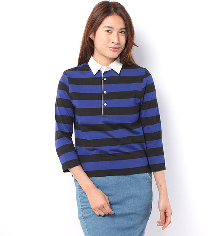 【ロペピクニック/ROPE’ PICNIC】 ラガーシャツ [3000円(税込)以上で送料無料]