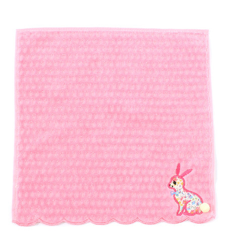【ロペピクニック/ROPE’ PICNIC】 LIBERTYラビットミニタオル [3000円(税込)以上で送料無料]