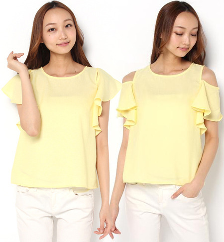 オフショルダー 2WAYブラウス