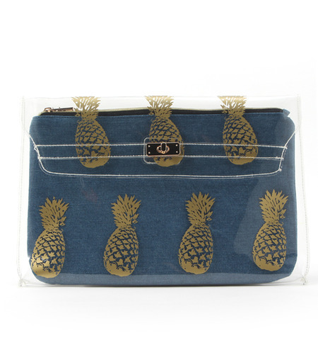 【ロペピクニック/ROPE’ PICNIC】 2WAY PVCプリントクラッチ [3000円(税込)以上で送料無料]