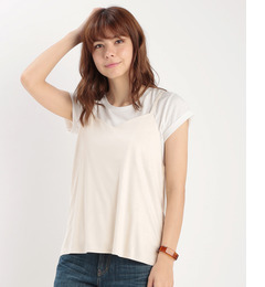 【ロペピクニック/ROPE’ PICNIC】 フェイクスェードキャミソール [3000円(税込)以上で送料無料]