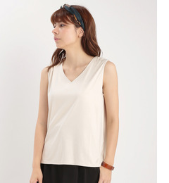 【ロペピクニック/ROPE’ PICNIC】 フェイクスェードノースリーブプルオーバー [3000円(税込)以上で送料無料]