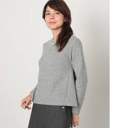 【ロペピクニック/ROPE’ PICNIC】 パール付バックフレアプルオーバー [3000円(税込)以上で送料無料]