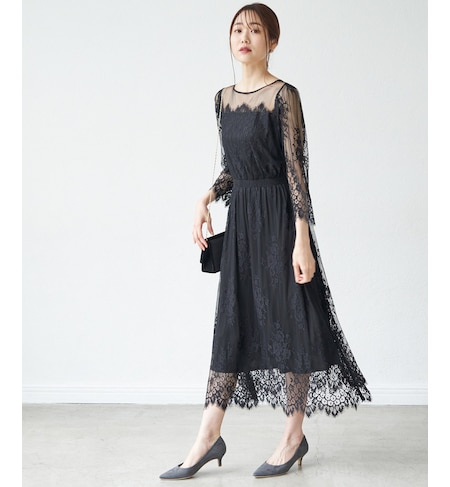 Mon E Toile 結婚式にも レースdress Rope Picnic ロペピクニック の通販 アイルミネ