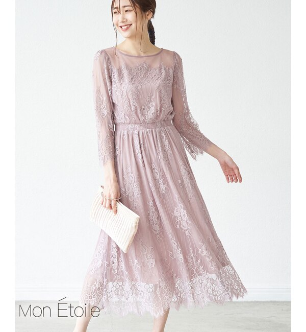 Mon E Toile 結婚式にも レースdress Rope Picnic ロペピクニック の通販 アイルミネ