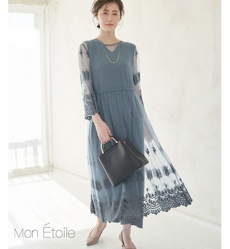 一部店舗限定 Mon E Toile 結婚式にも 2way レースガウンサロペット Rope Picnic ロペピクニック の通販 アイルミネ