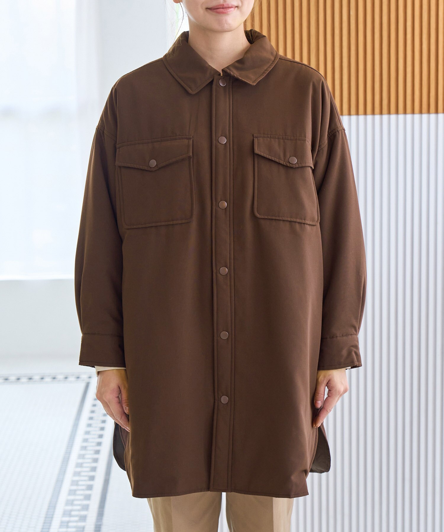 撥水加工/中わたシャツジャケット|ROPE' PICNIC(ロペピクニック)の通販