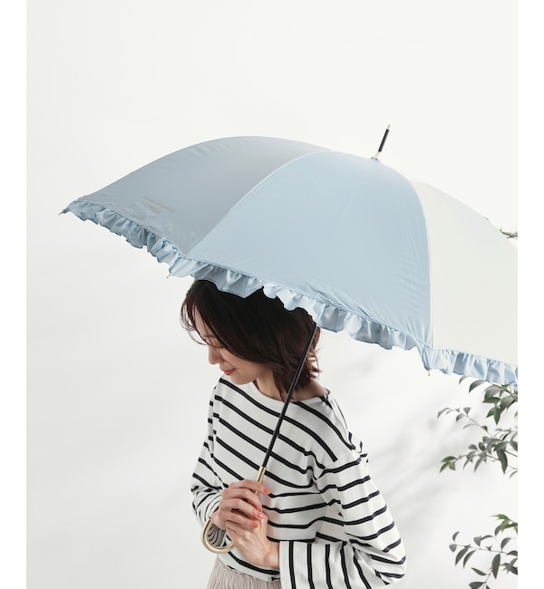 ファッションメンズなら|【ロペピクニック/ROPE' PICNIC】 【Wpc.別注】晴雨兼用/遮光クラシックフリル長傘
