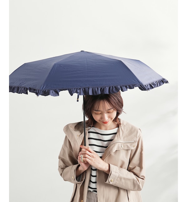 人気メンズファッション|【ロペピクニック/ROPE' PICNIC】 【Wpc.別注】晴雨兼用/遮光クラシックフリル折り畳み傘