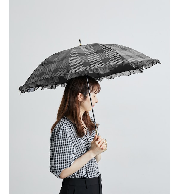ファッションメンズのイチオシ|【ロペピクニック/ROPE' PICNIC】 【Wpc.】晴雨兼用/遮光オーガンジーフリルチェックパラソル 