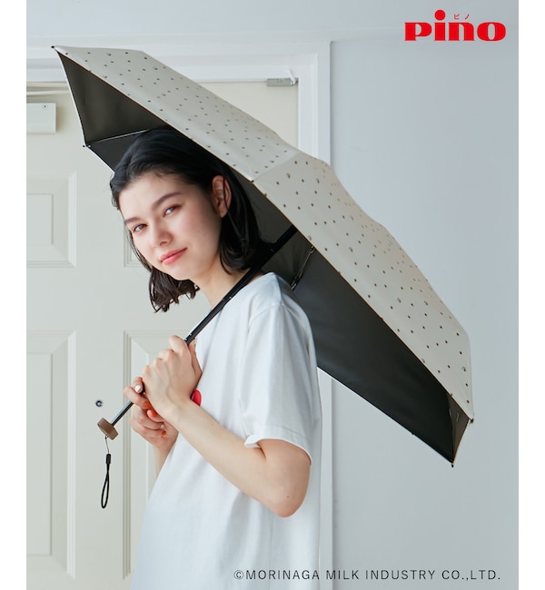 人気ファッションメンズ|【ロペピクニック/ROPE' PICNIC】 【Pino meets ROPE' PICNIC】【晴雨兼用・遮光】遮光折り畳み傘