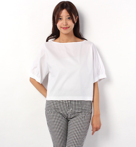 ギャザーBIG袖ブラウス