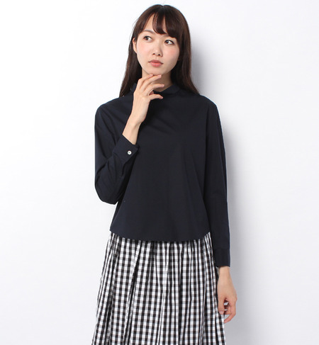 ハイネック ブラウス