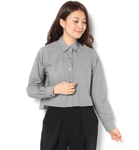 【アダム エ ロペ/ADAM ET ROPE’】 CHECK柄ショートシャツ [送料無料]