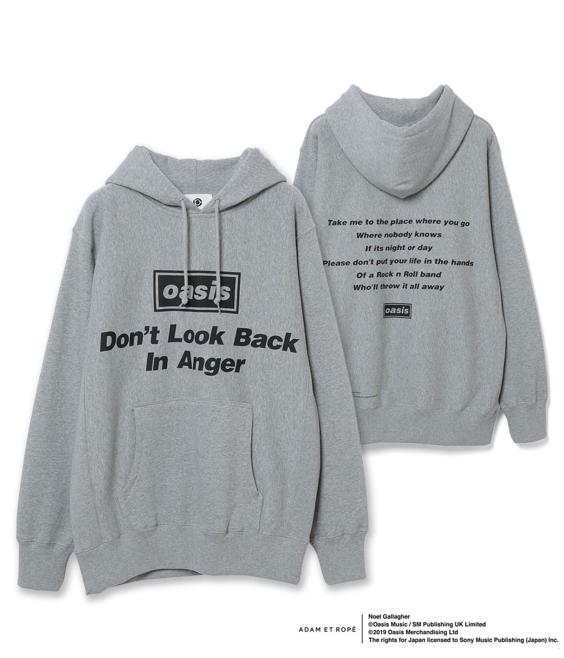 oasis for ADAM ET ROPE'】SONG LYRICS PARKA/UNISEX|ADAM ET ROPE