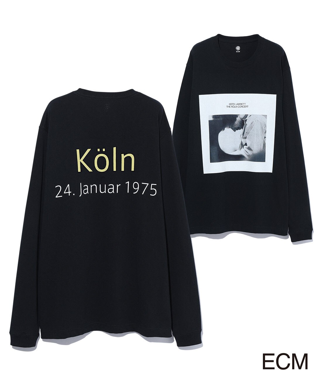 〈KEITH JARRETT〉LONG SLEEVE PHOTO T-shirt|ADAM ET