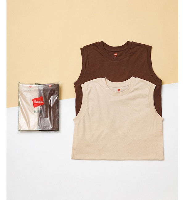 一部予約 Hanes For Biotop Sleeveless T Shirts Color Adam Et Rope アダム エ ロペ の通販 アイルミネ