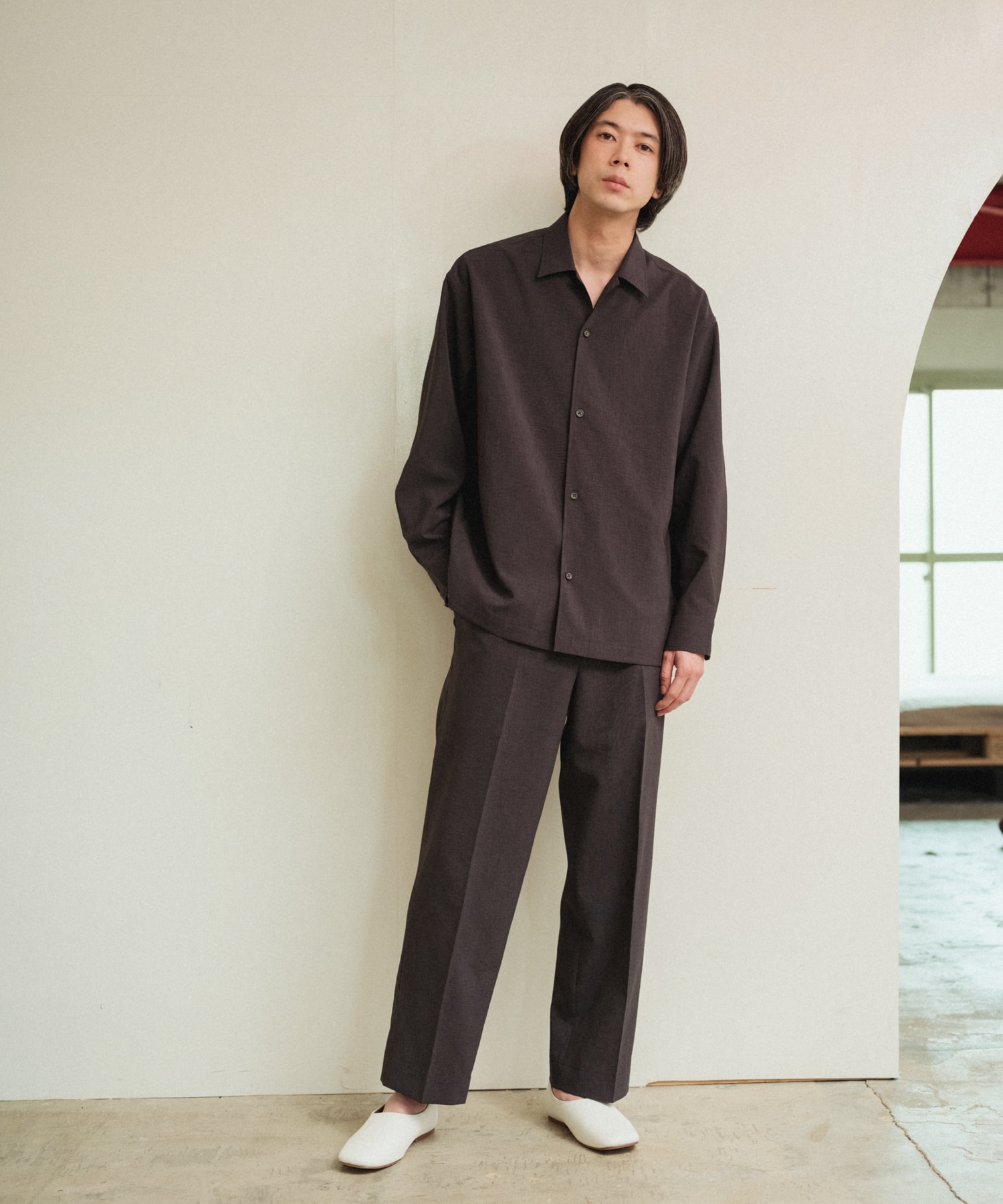 【公式サイト】正規ブランド品通販 RIRANCHA/リランチェ】ワイドシルエット シャツジャケット 速 / トップス