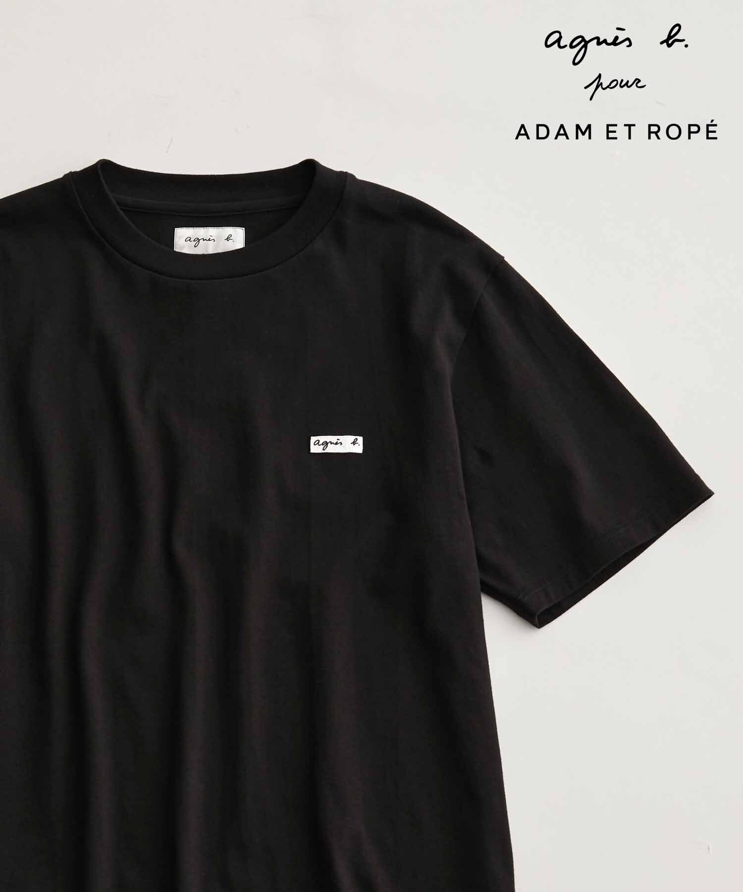 agnes b. pour ADAM ET ROPE'】ワッペン刺繍 Tシャツ|ADAM ET ROPE