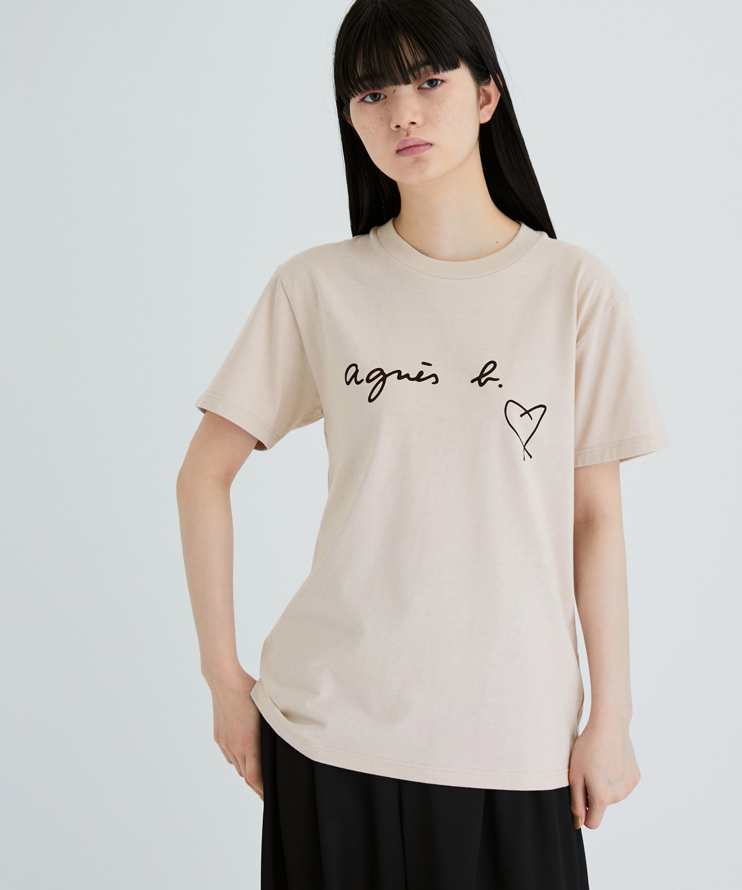 【一部カラーWEB限定】【agnes b. pour ADAM ET ROPE'】HEAT-Tシャツ