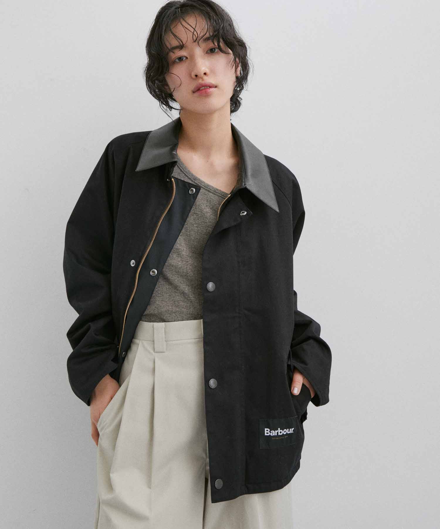 【別注】BARBOUR / バブアー トランスポート 3レイヤー リバーシブル ジャケット / UNISEX / 撥水性 / 防風