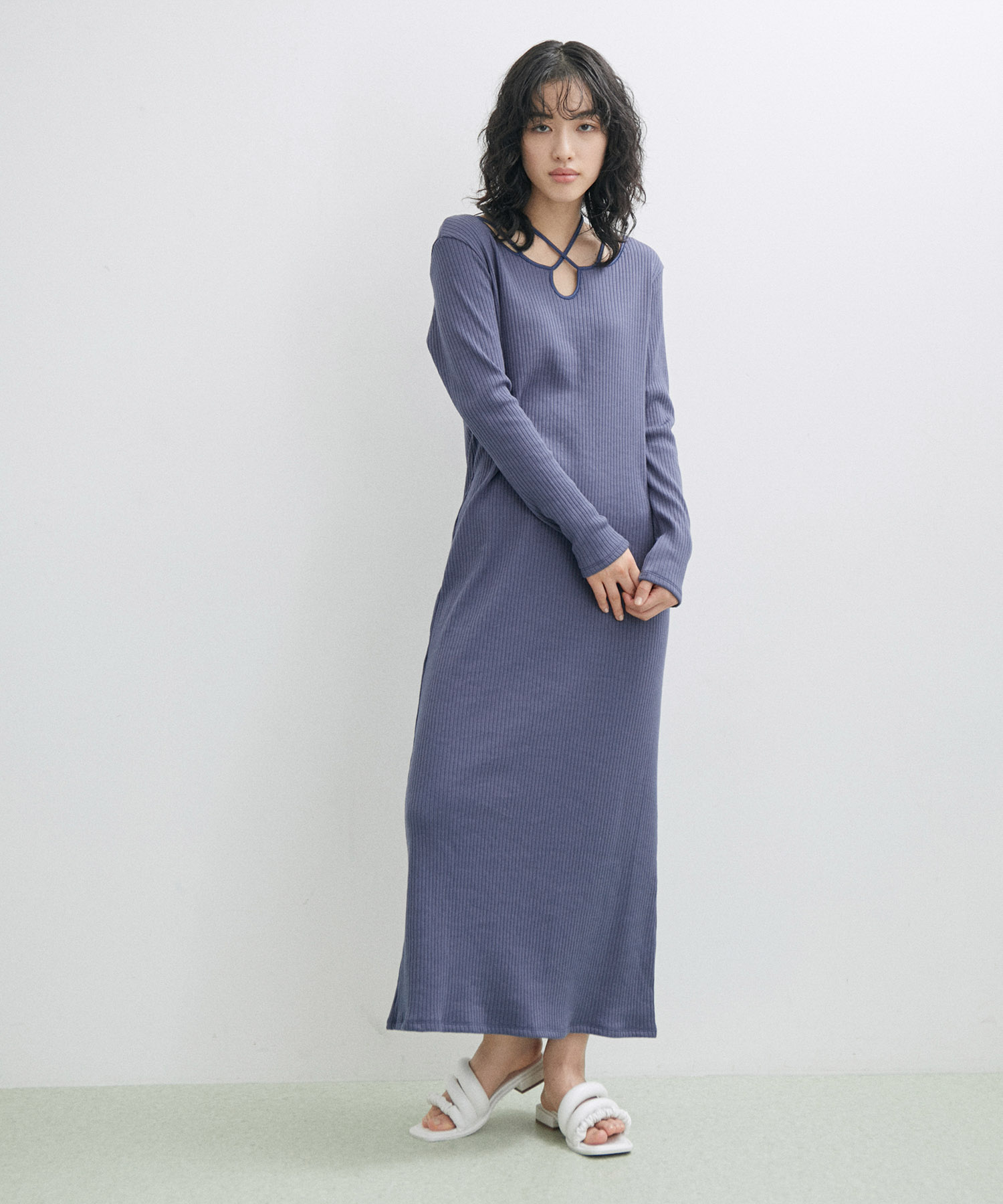 アダムエロペ 【MURRAL】別注 Ivy long sleeve dress