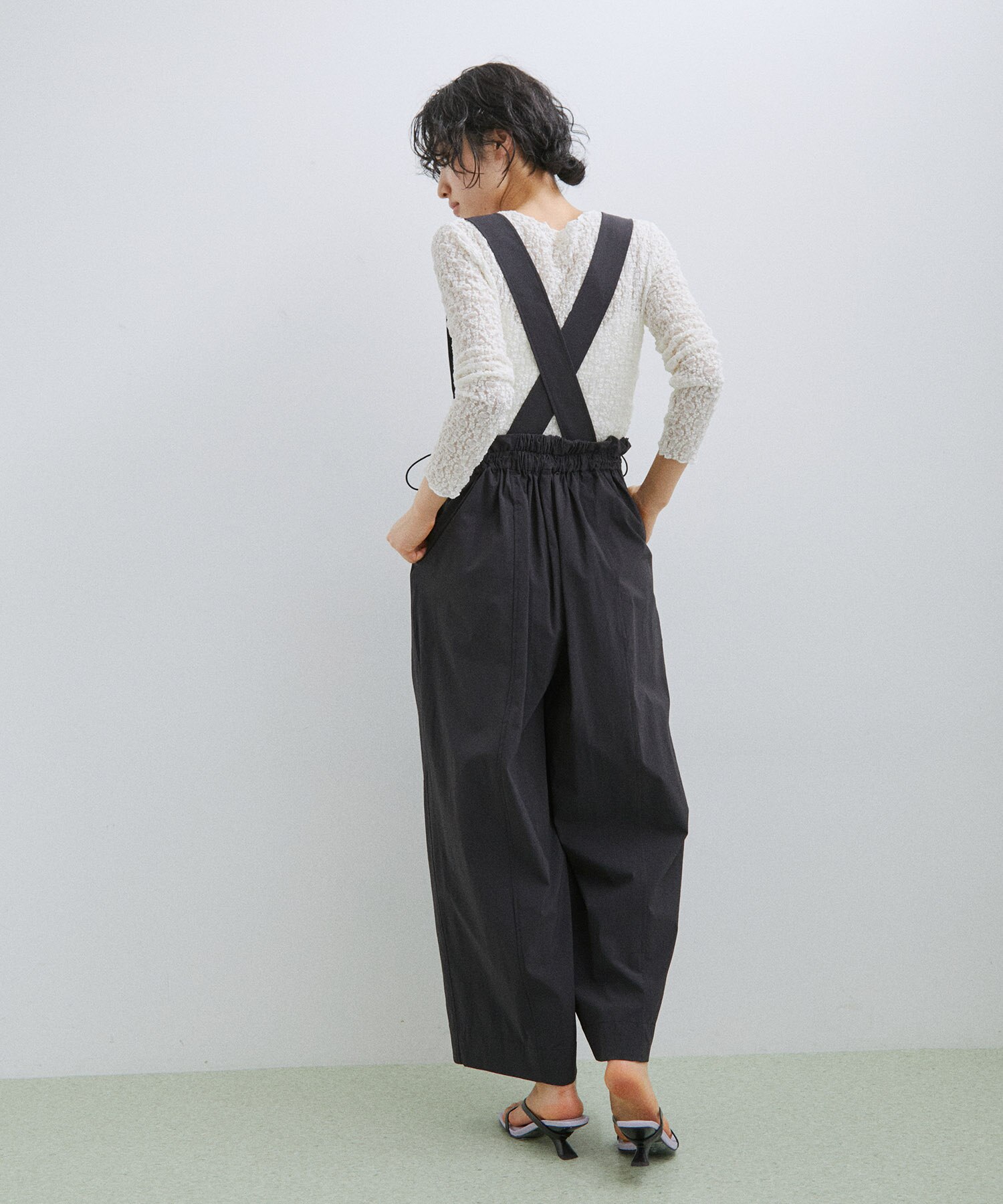 フィッシングサロペットパンツ