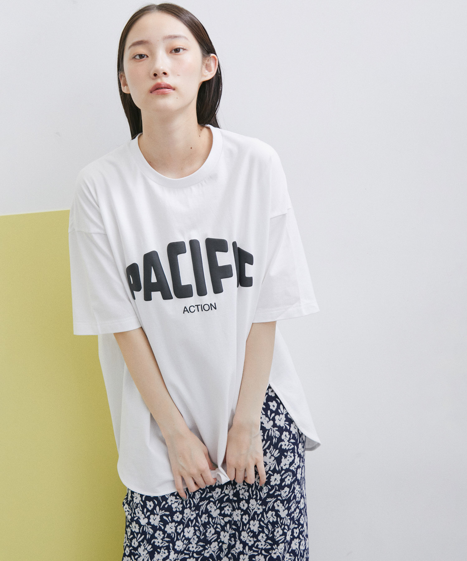 WEB限定】PACIFIC TEE|ADAM ET ROPE'(アダム エ ロペ)の通販｜アイルミネ