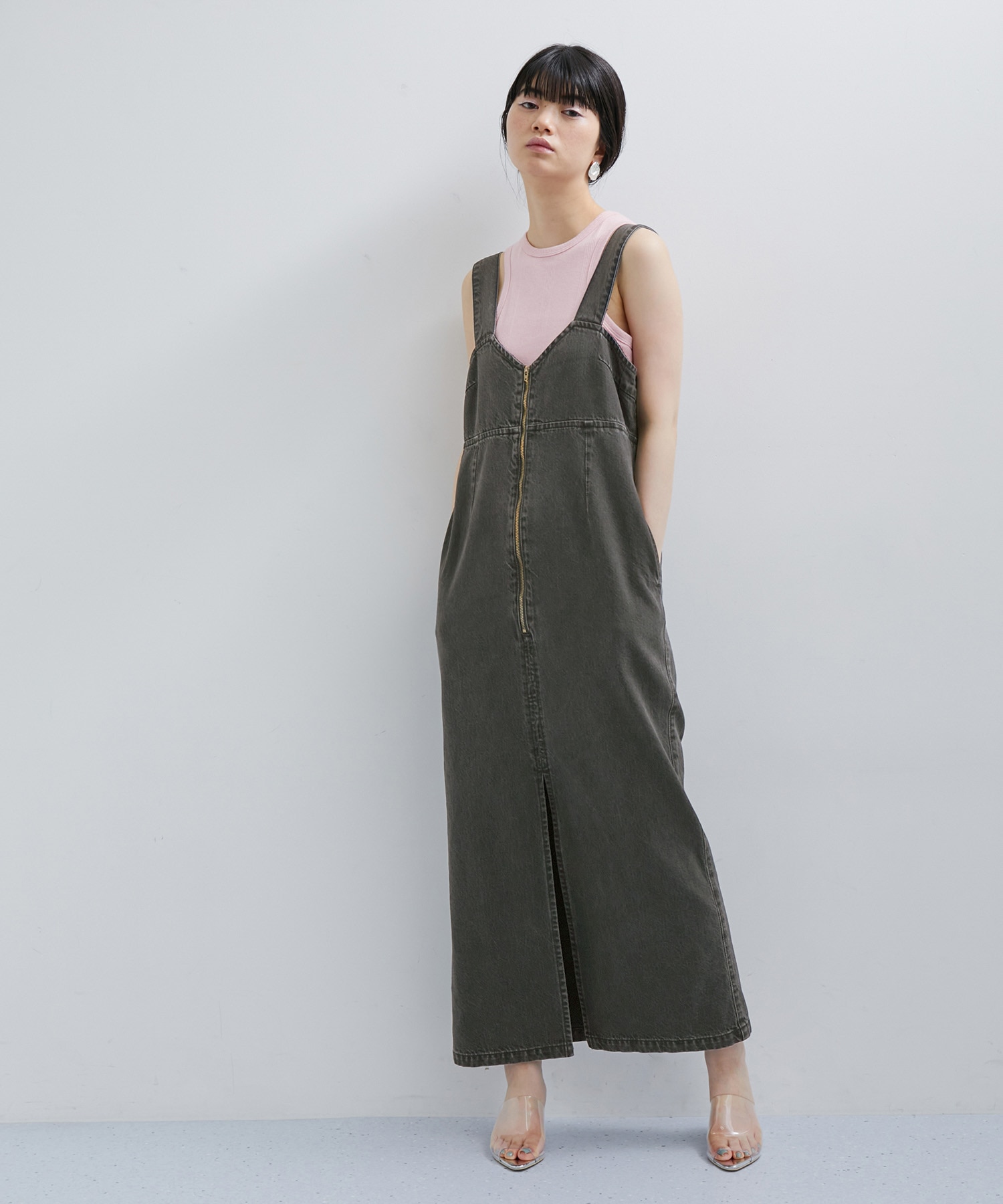 WEB限定(一部店舗展開あり)】ボリュームスリーブニットワンピース|ADAM 