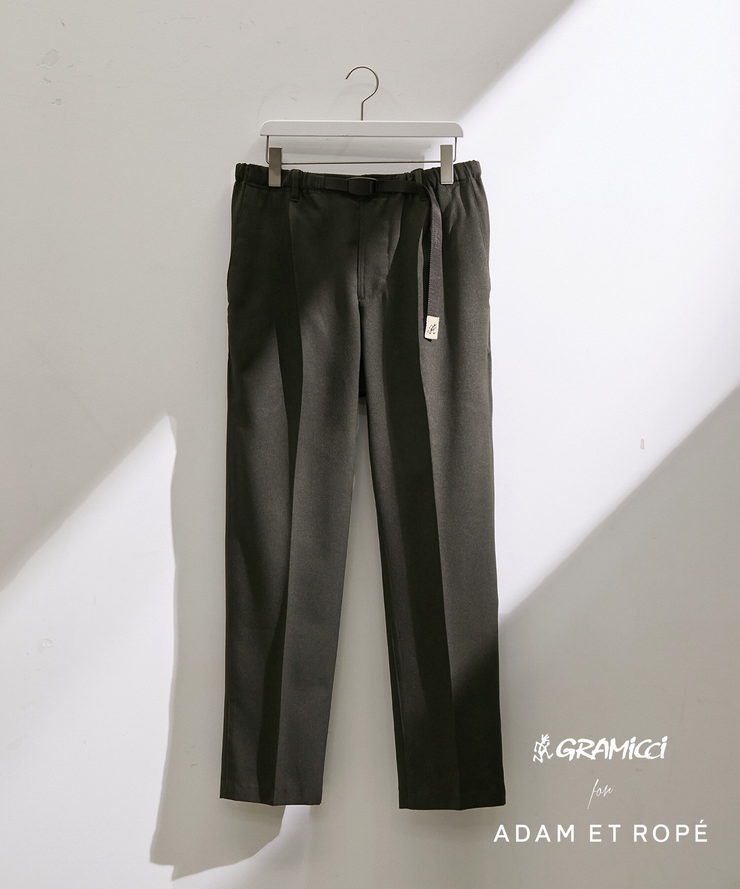 別注》【GRAMICCI / グラミチ】FLANNEL STRETCH SLIM SLACKS|ADAM ET