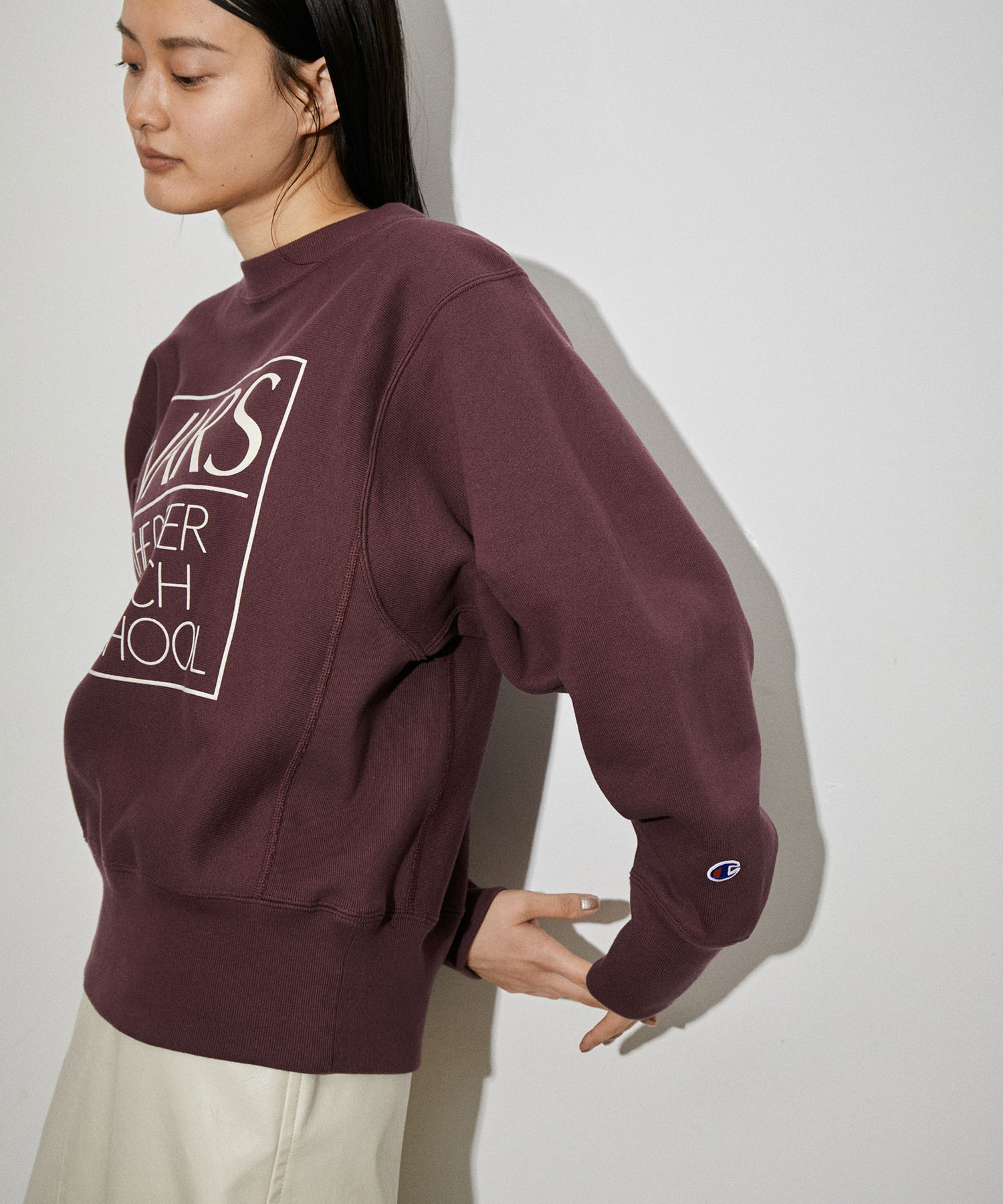 【Champion for ADAM ET ROPE'】別注 RW LOGO SWEAT