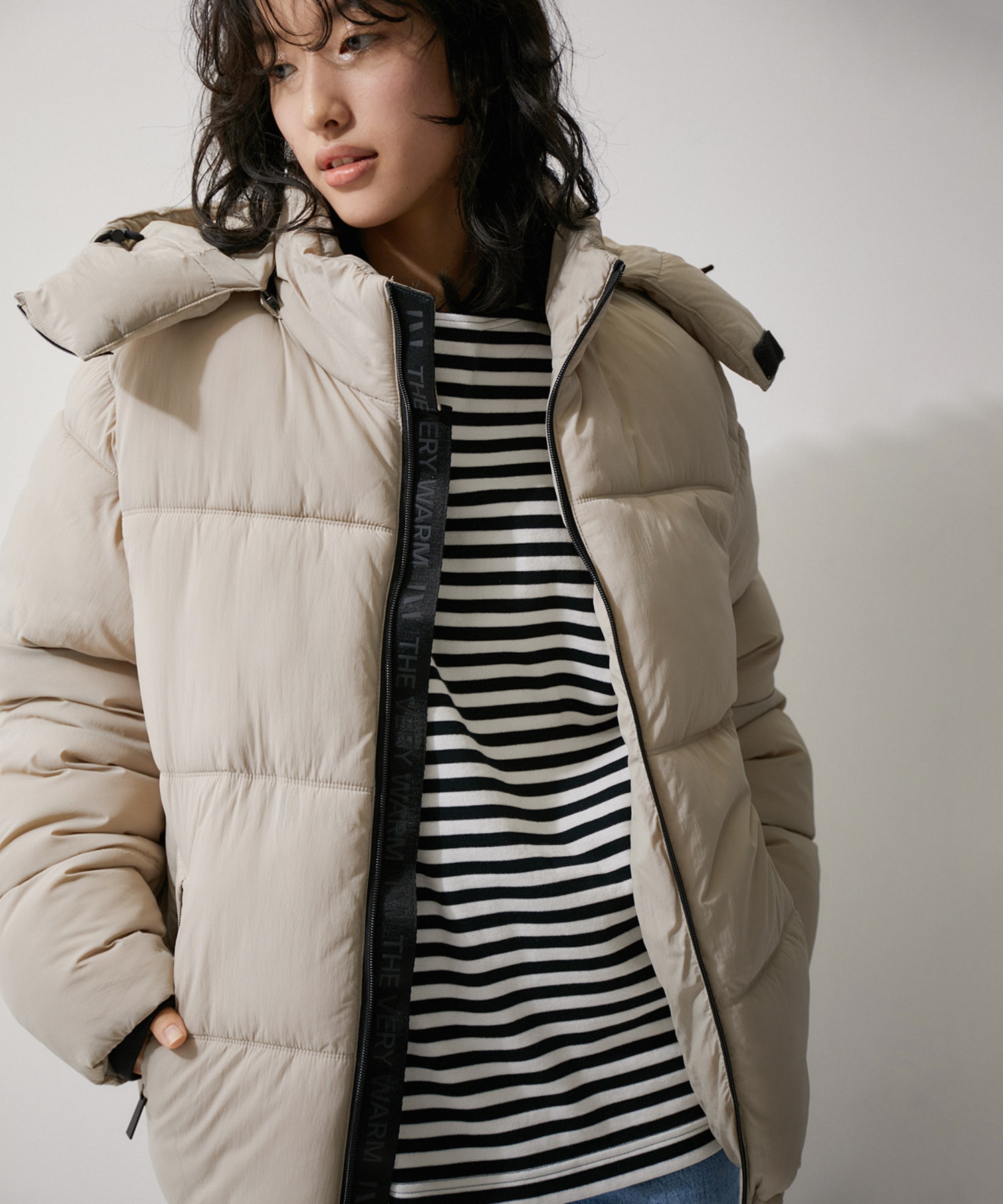 THE VERY WARM】THE V PUFFER JACKET|ADAM ET ROPE'(アダム エ ロペ)の通販｜アイルミネ