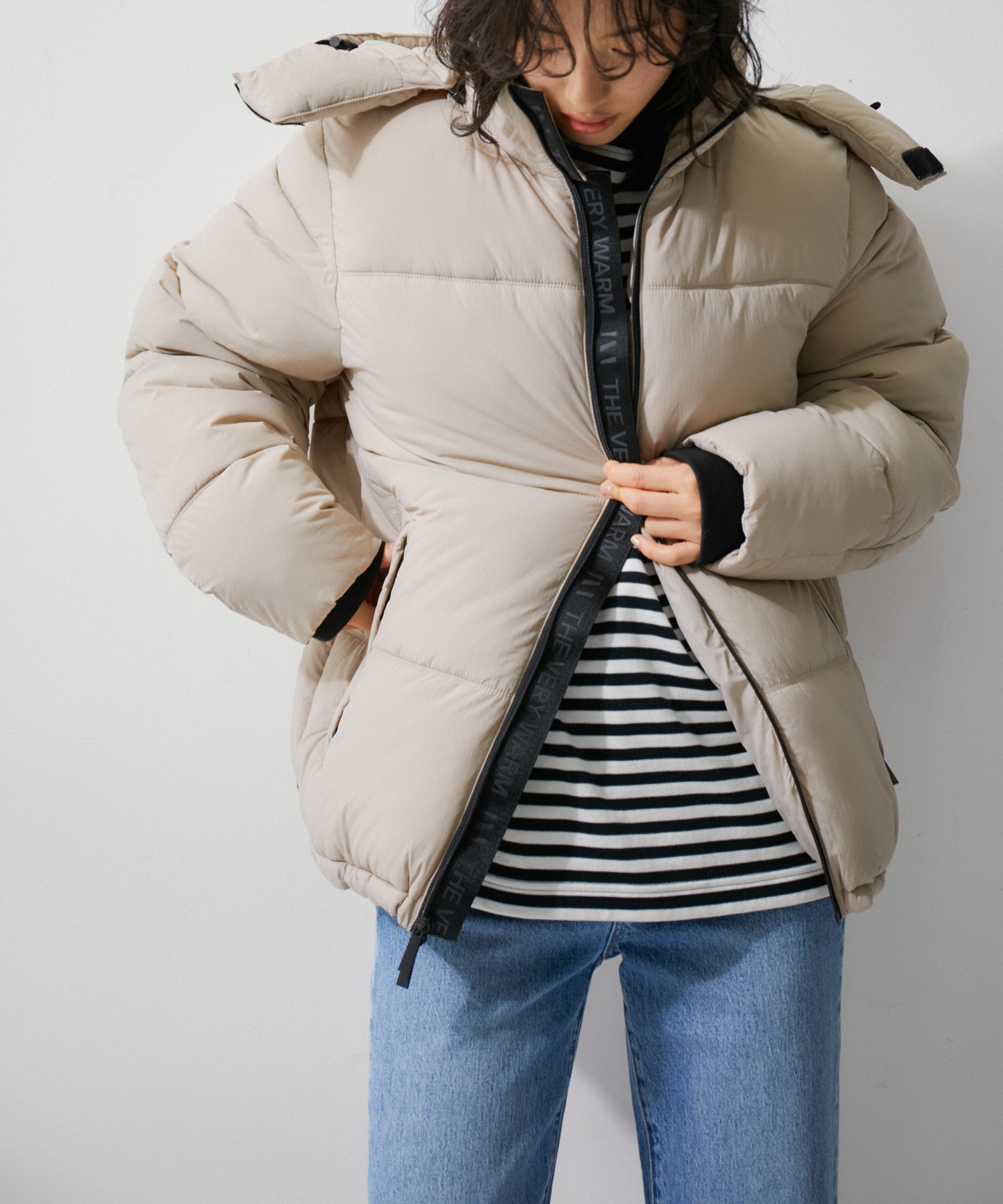 THE VERY WARM】THE V PUFFER JACKET|ADAM ET ROPE'(アダム エ ロペ)の通販｜アイルミネ