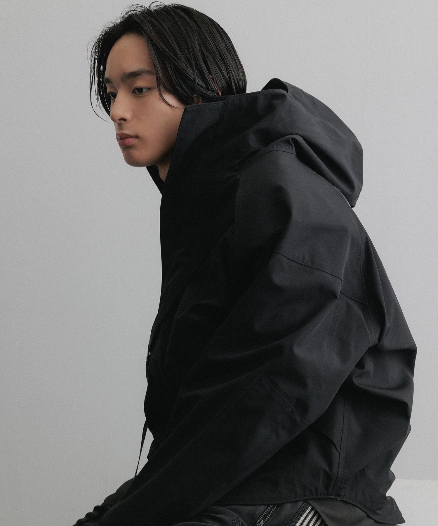 【アダム エ ロペ】《2024SS》【WILD THINGS / ワイルドシングス 別注】TOOLSTRAP DENALI Jacket / Unisex ブラック(01) S