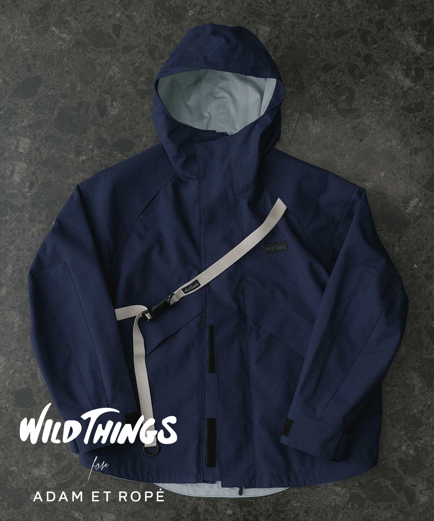 【アダム エ ロペ】《2024SS》【WILD THINGS / ワイルドシングス 別注】TOOLSTRAP DENALI Jacket / Unisex ブラック(01) S