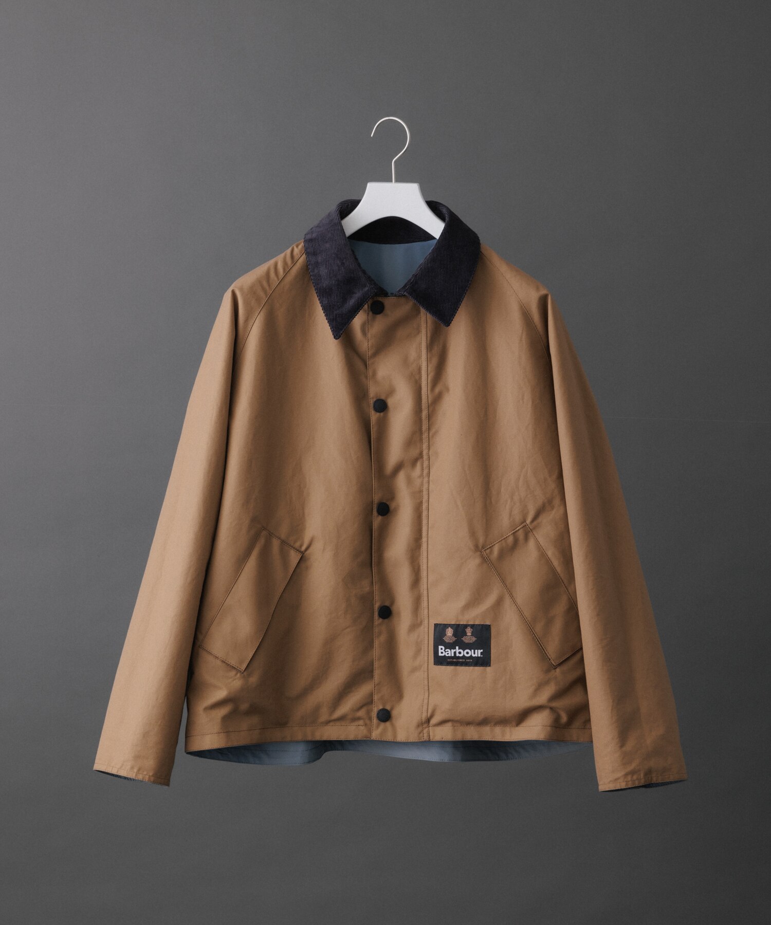 《別注》【BARBOUR/バブアー】TRANSPORT リバーシブルブルゾン / 本国生産 / ロイヤルワラント / UNISEX