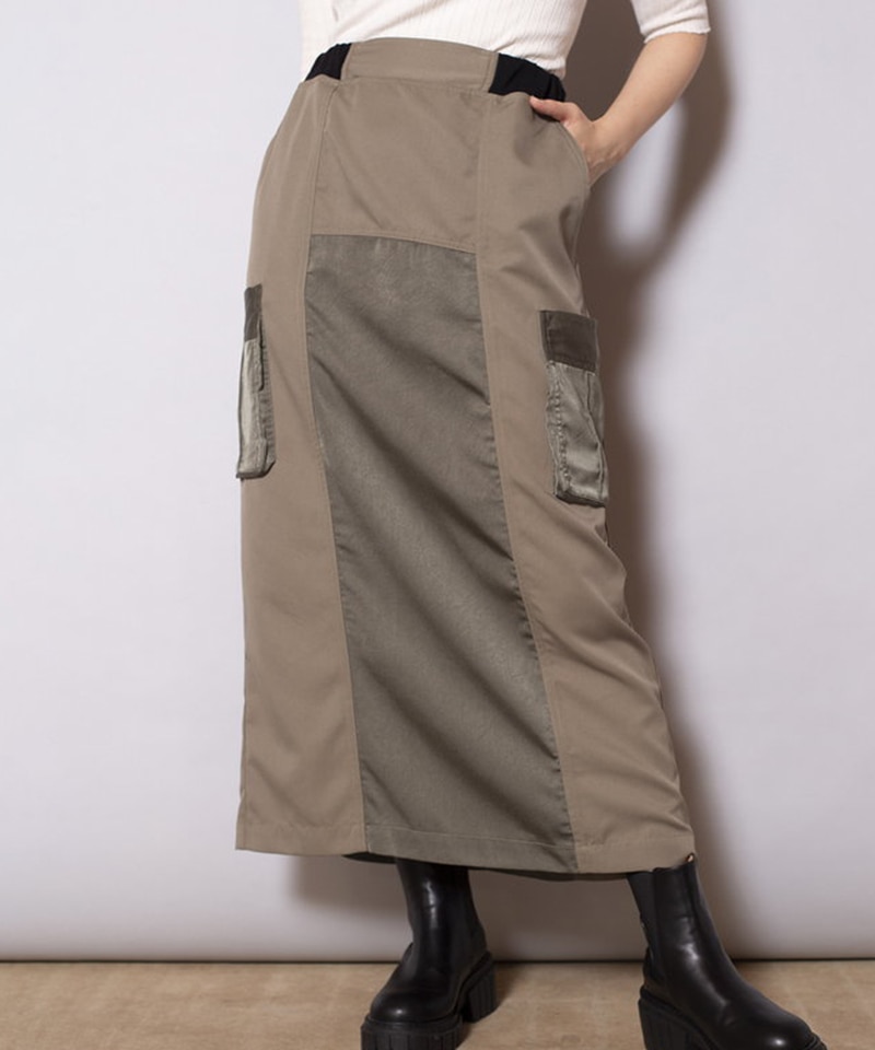 新品未使用♥️オズモーシス　サイドポケットミリタリースカート